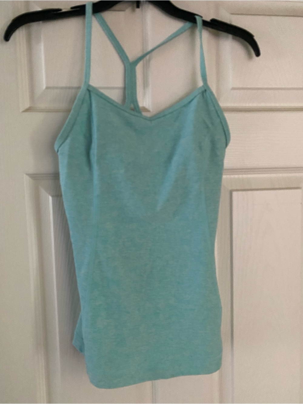 Under Armour Mint Green Racerback Camisole with Shelf Bra